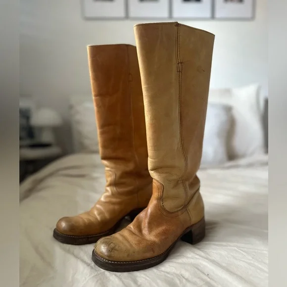 Vintage Frye Campus Boots - Picture 2 of 6